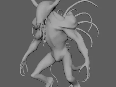 Creature 3D model 2