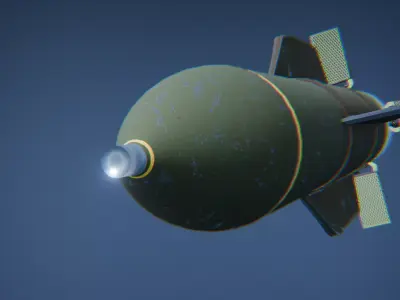 GBU-57 Massive Ordnance Penetrator 3D model