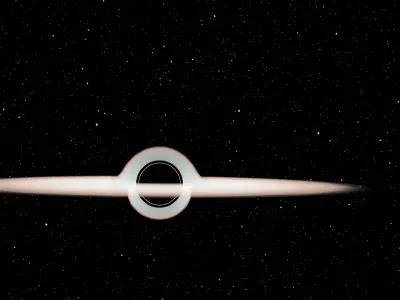 BLACK HOLE -  High-Quality Space Simulation Asset 3D model