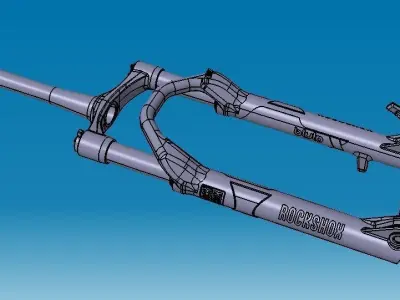 Fork Suspension Fatbike 3D model