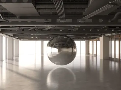 Industrial Office space  3ds Max  Corona 9 3D model purchase