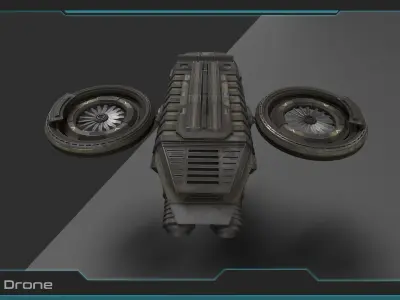Military Drone  3D model