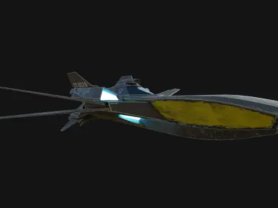 Spacecraft N3 Low-poly 3D model
