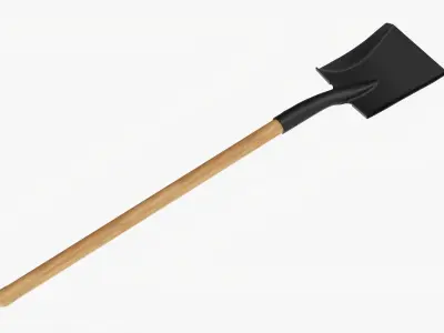 Shovel gardening 02 3D model