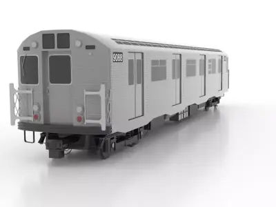 Budd R32 1965 Low Low-poly 3D model