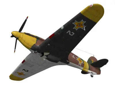 Hawker Hurricane MK1b 3D model purchase