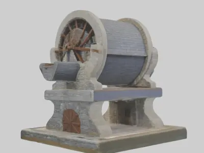 Stonemill Model Low-poly 3D model
