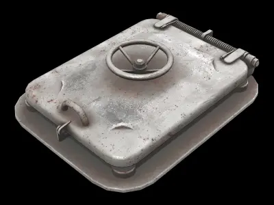 rectangle cover arm 3D model