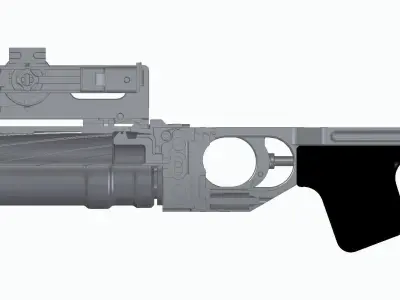 GP-25 rifle 3D model