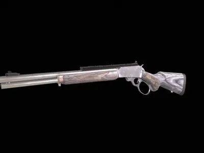 Marlin 1895 SBL Rifle  Low-poly 3D model