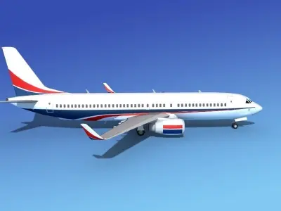 Boeing 737-800 Corporate 6 3D model