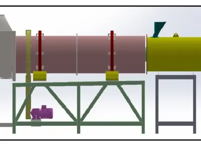 vermiculite blast furnace and heat generator  3D model