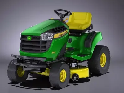 John Deere x125 Lawnmover 3D model