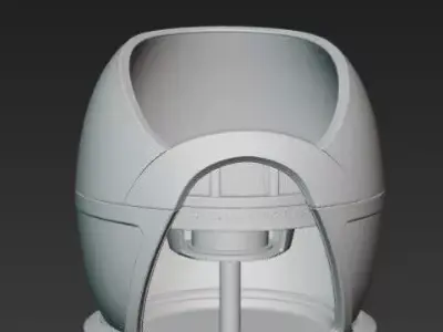 Aetheris  Futuristic Desktop Bio Purifier 3D print model