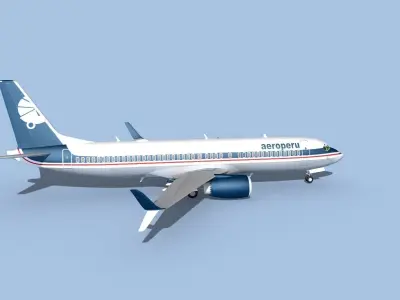 Boeing 737-8 Max Aeroperu 3D model
