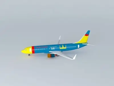 Royal Airways Boeing 737 800 Queen Transport Free 3D model