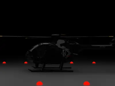 Rogue Assassin helicopter  Free low-poly 3D model