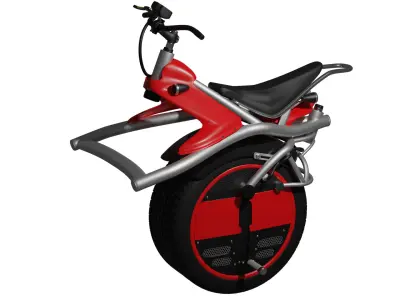 UNO BIKE SINGLE WHEELER 3D model