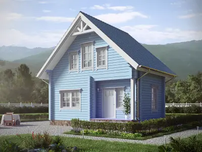 House 60m 3D model