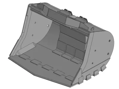 Bucket for mine loader XYWJ-6 3D model