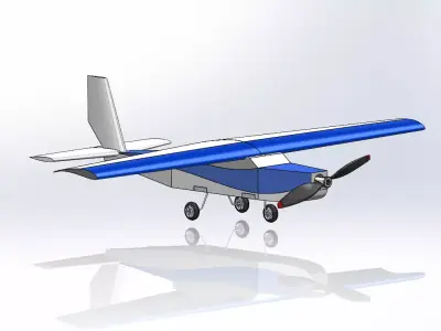 RC Aircraft Cad 3D model