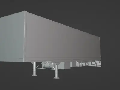 Truck Trailer 3D model by Jesko101 from CGTrader
