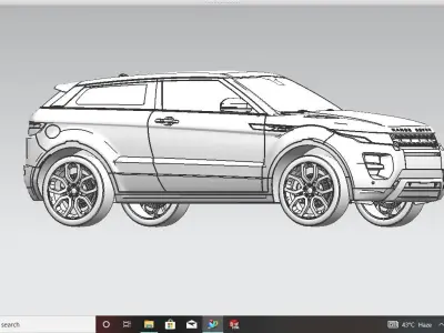 Range Rover  Free 3D print model