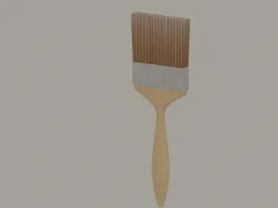 Paint Brush 3D model shop