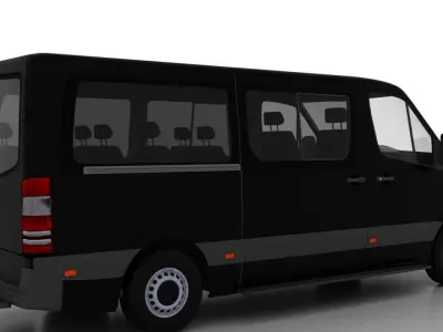 Mercedes Benz Sprinter L2H1 2015 Passenger EU 3D model