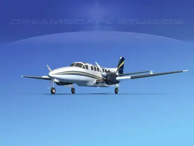 Beechcraft B99 Night Express 3D model