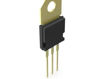 NPN Power Resistor 3D model