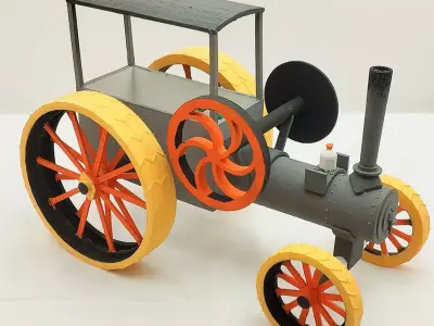 STEAM TRACTOR 3D print model