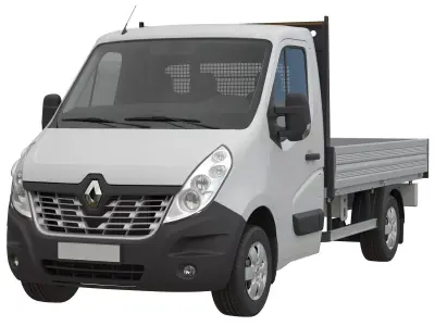 Renault Master 2015 Flatbed FWD L2H1 3D model
