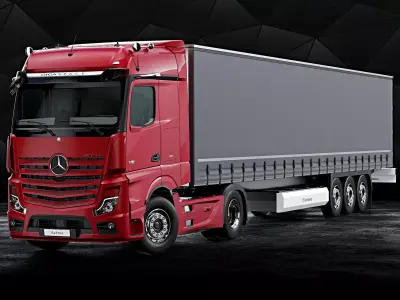 2020 Mercedes-Benz Actros 3D model