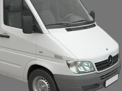 Mercedes-Benz Sprinter Classic Minibus MWB 3D model