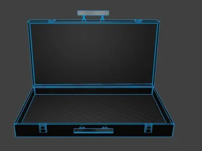 Ammo boxes - Briefcase - gun 3D Model Pack