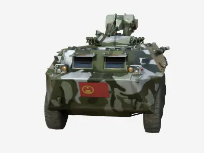 WZ551 Mercenaries 2 fighting vehicle Free low-poly 3D model