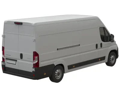 2024 Citroen JUMPER  L4H2 Detailed interior 3D model