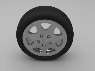 Porsche Wheel 3D model from CGTrader