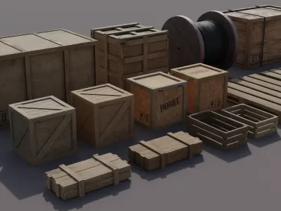 Industrial Assets 3D model
