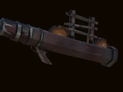 Junkyard-Weapon Pack - 3D Game-ready assets Low-poly 3D model