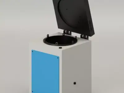 Autoclave Sterilizer CAD Model 3D model