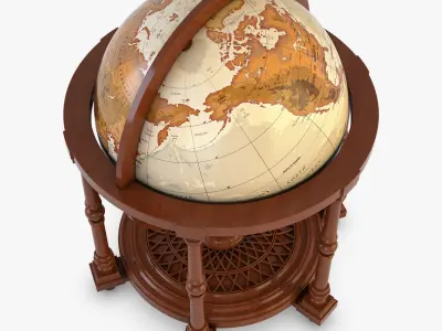 Antique Globe 3D model