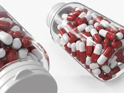 Pills Packs Collection 6 3D model