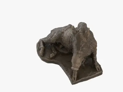  Bronze Porcellino Statue 