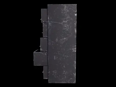 Cabinet V1 - 011 Low-poly 3D model