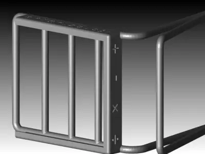 scientific calculator dock Free 3D model