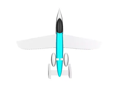 Jet plane Low-poly 3D model purchase