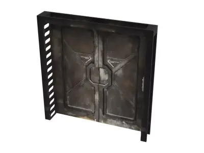 Droid Depot door 1-12 scale Blackseries 3D print model