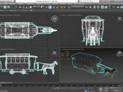 CARM - Carriage 02 Free 3D model